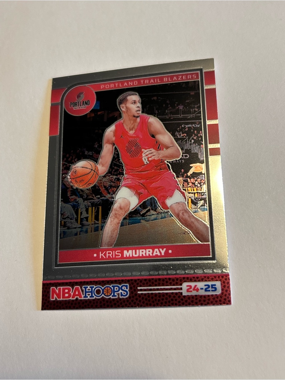 Panini NBA Hoops Kris Murray Card - Red & Blue